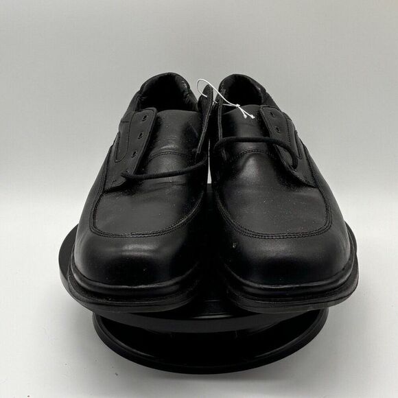 Red Wings Shoes Black Low Top Leather Steel Toe Work Shoes Men’s US 14 Width D main image 4